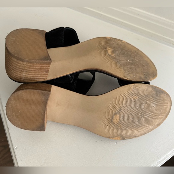 Steve Madden* Leather Suede Sandal - Picture 4 of 6